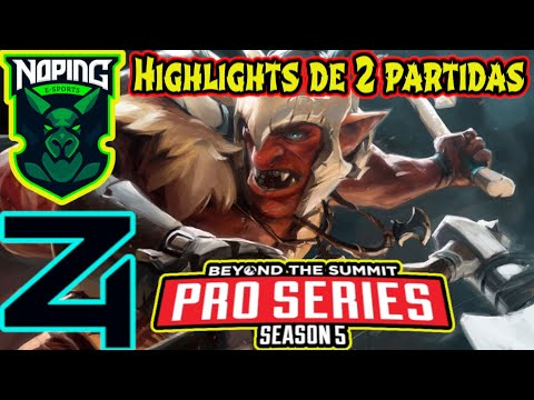 NoPing E-sports vs 4Zoomers - Highlights de 2 partidas - BTS Pro Series: Season 5