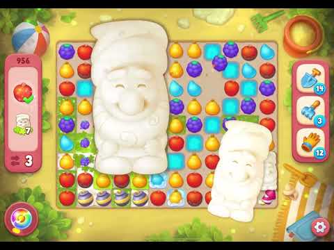 Gardenscapes Level 956 Hard