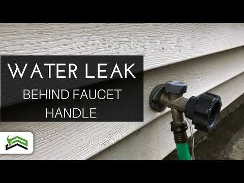 How To Fix a Water Leak Behind the Handle of an...