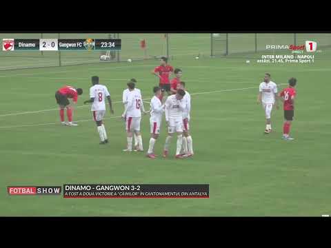 Dinamoviștii s-au întrecut în goluri frumoase cu sud-coreeni de la Gangwon