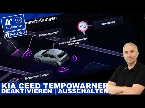 KIA Ceed SW speed warning switch off or deactivate instructions | Ausfahrt TV News