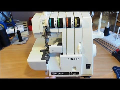 Singer Serger Threading - Modell Ultralock 14u234 Overlock
