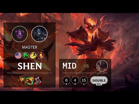 Shen Mid vs Malphite - NA Master Patch 11.3