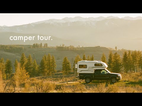 Truck Camper Tour | Renovated Bigfoot 1500 611 + First Generation Toyota Tundra