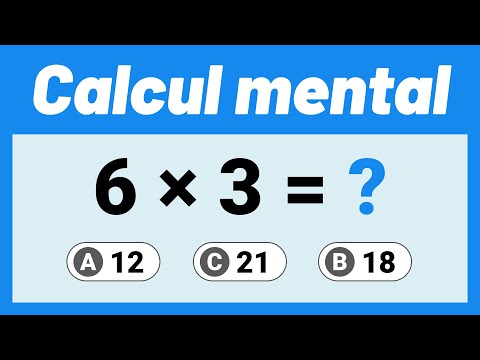 MENTAL CALCULATION ✅ Quiz 🎯 Multiplication tables