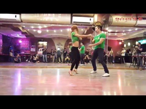 Advanced Sensual Bachata Move #09 - Ngọc Nam & Bích Ngọc (Spring Salsa, Hanoi)