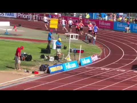 Tim Yngesjö Karlstad grand prix 25 juli 2018 800m