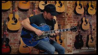Video thumbnail for Eastman AR580CE-BLU Electric Archtop guitar. The Acoustic Centre. by Acoustic Centre