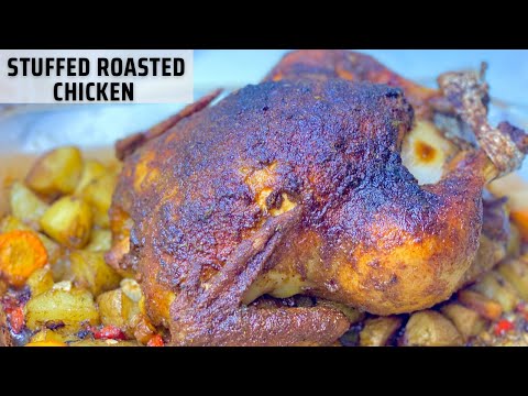 How to make Best Stuffed Roasted Chicken Recipe💯 The Most Tasty & Juicy Roasted Chicke👌