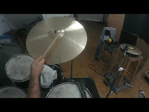 20" 1835g over hammered thin jazz ride - MATTIA BOURGIS CYMBALS