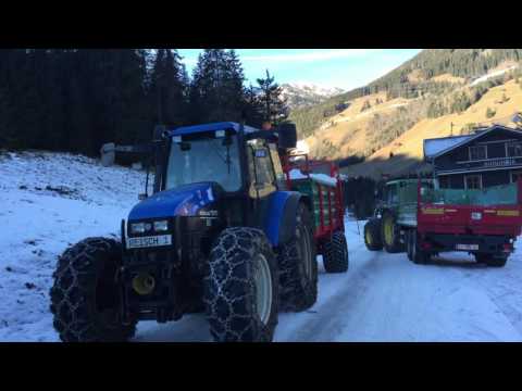 Vorbereitung der Langlaufstrecke in Gerlos