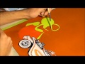 Ed Roth Panel Time Lapse Mercado's Pinstriping