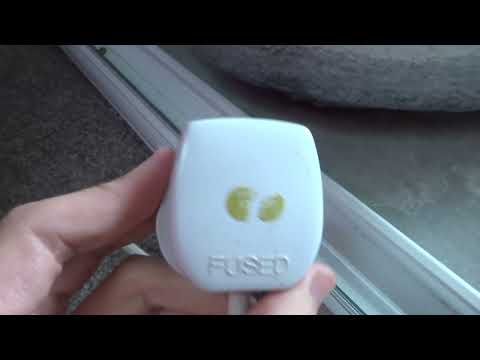 This is a 1997 CED 12" Desk Fan