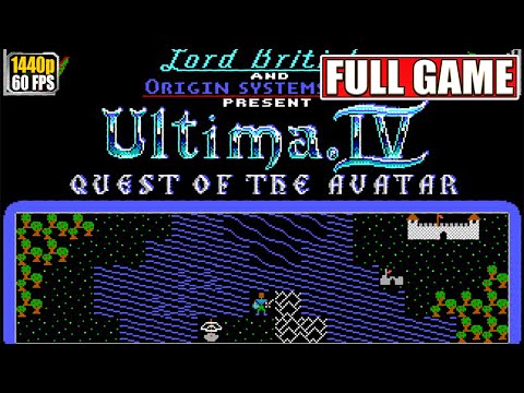 Ultima 4 Quest of the Avatar Full Gameplay Walkthrough [1985 DOS Longplay Playthrough] No Commentary
