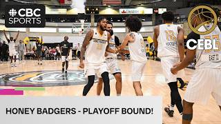 Brampton Honey Badgers clinch CEBL playoff spot with win over Montreal Alliance | #CBCSports