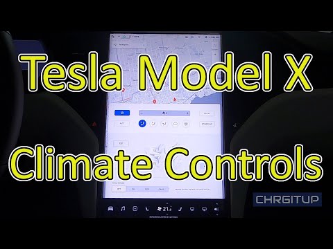 Model X Touchscreen - Climate Controls!