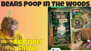 THE LAST IN THE WOODS (C) - Let's go play in the woods- Kickstarter Critique Review