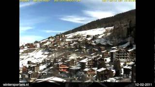 preview picture of video 'Grächen Egga webcam time lapse 2010-2011'