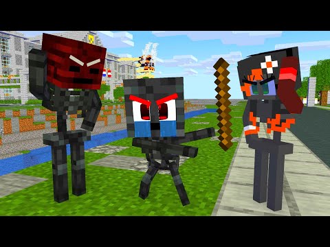 Emotional Monster School Wither Skeleton Story - Minecraft