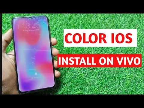 How to install color ios theme for vivo mobile