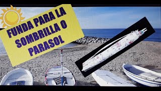 Como coser Funda para la sombrilla o parasol DIY/* (muy fácil).