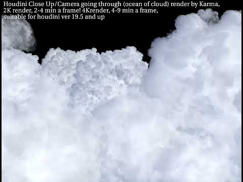 Houdini ocean if cloud render tutorial by Karma