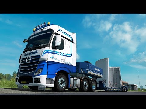 ETS2 1.30 ProMods 2.25 Mercedes Benz Actros MPIV Bremen - Rotterdam