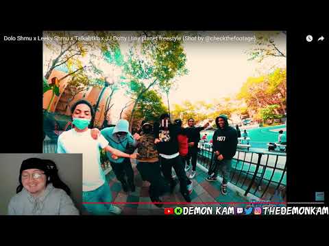 Demon Kam Reacts to Dolo Shmu x Leeky Shmu x Talkabtkb x JJ Dotty | tiny planet freestyle