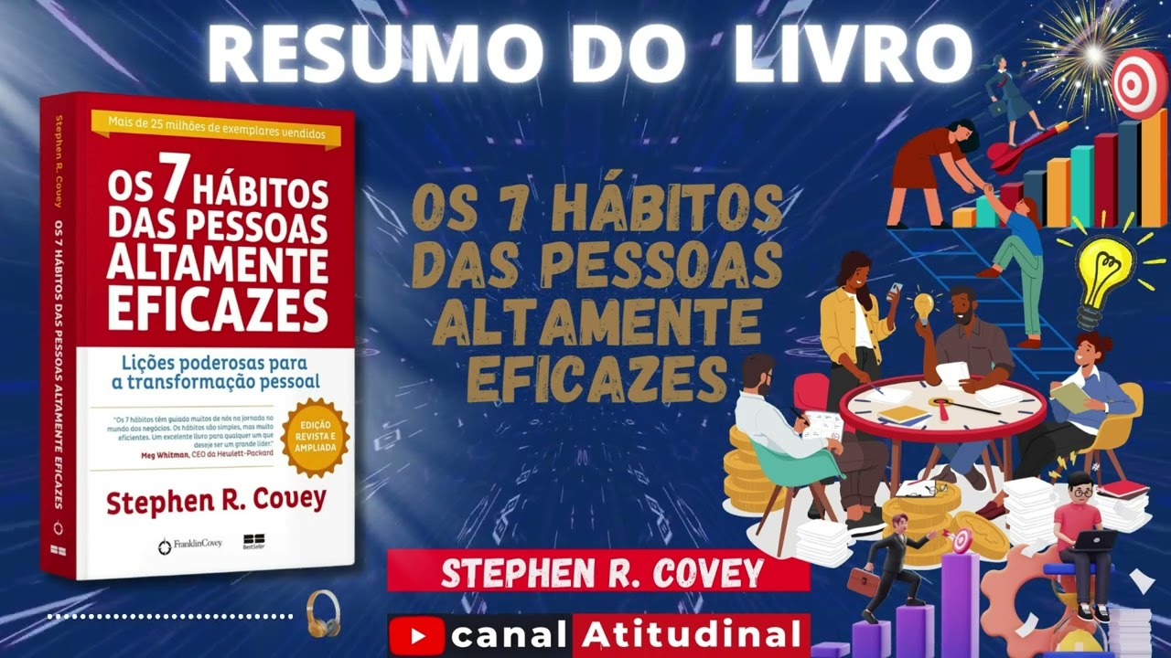 "Os 7 Hábitos das Pessoas Altamente Eficazes". #resumodelivro