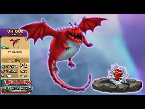 Sinker-Claws (New Unique Ripwrecker) Max Level 134 | Dragons: Rise of Berk