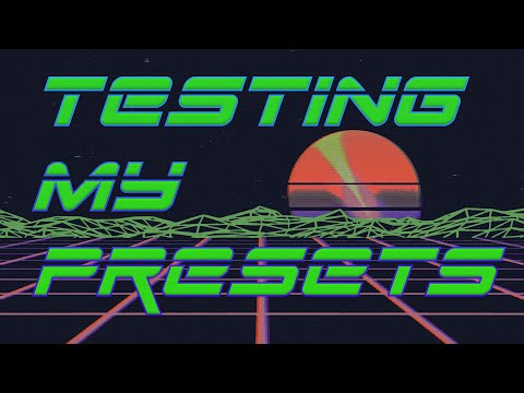 Testing the Free Presets I made for Synthmaster One! - Chill Retro Synthwave Preset Pack