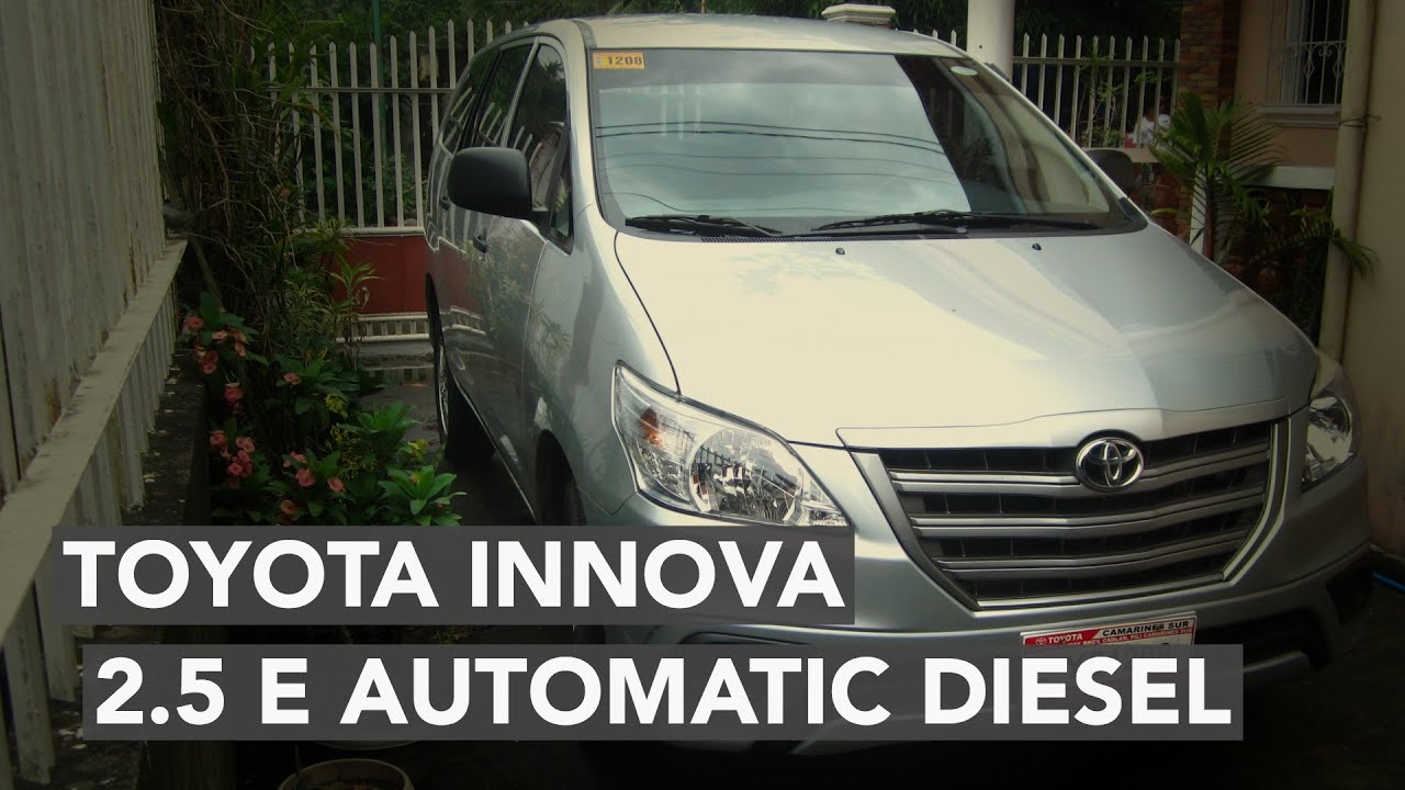 2015 Toyota Innova 2.5 E Automatic