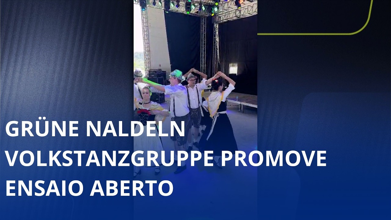 Grupo Folclórico de Ituporanga. GRÜNE NALDELN VOLKSTANZGRUPPE promove ensaio aberto