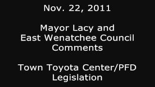 Nov. 22, 2011 East Wenatchee Council Discussion TTC PFD Legislation.wmv