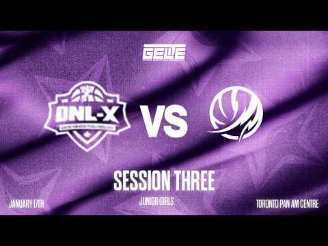 G - Elite Juniors - Session 3 | ONL-X Jr vs  Peterborough Power