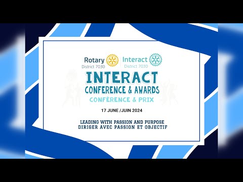 Rotary District 7030: Interact Conference & Awards 2024 (EN)