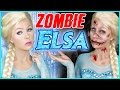 Zombie Elsa VS Queen Elsa Halloween Makeup ...