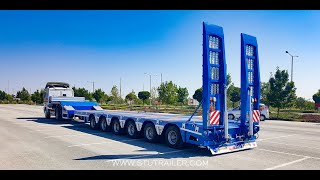 &Uacute;j STU 3 Axle Hydraulic Steering Low Loader alacsony alv&aacute;zkeretű f&eacute;lp&oacute;tkocsi | K&eacute;p 8 - Autoline