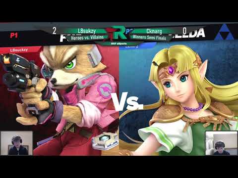 RGF Heroes vs. Villains | LBsukzy (Fox) vs. Cknarg (Zelda, ZSS) | SSBU WSFs