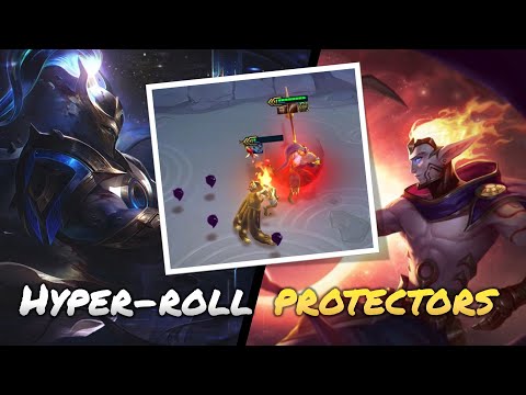 HYPER-ROLL FOR ⭐️⭐️⭐️ PROTECTORS | Protector Celestial Mystic | Teamfight Tactics