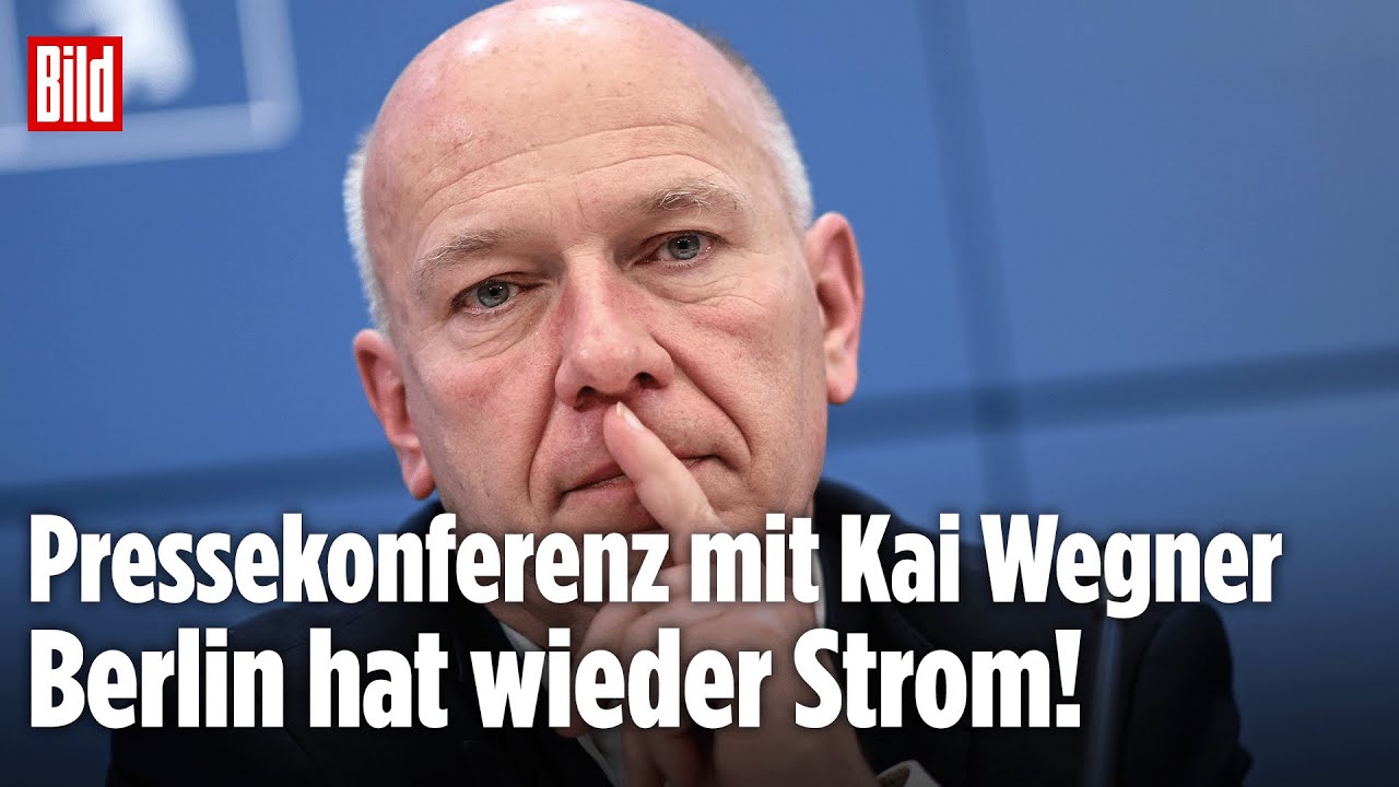 LIVE: Berlin hat wieder Strom – Jetzt äußert sich Bürgermeister Kai Wegner