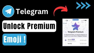 How To Unlock Premium Emoji In Telegram !