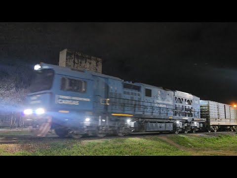 [4K] Tren vacio de Trenes Argentinos Cargas con destino a General Deheza pasando por Marcos Juárez!!