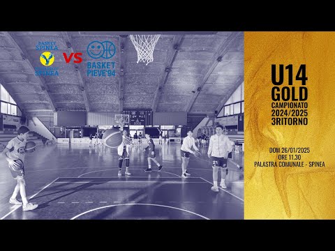 Spinea vs BASKET PIEVE 94  -  3a Ritorno U14 Gold