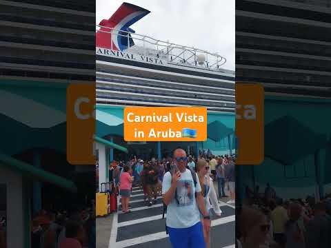 Thumbnail for Beautiful Carnival Vista in Aruba. #cruiseship #cruise #travel @lokajaya23