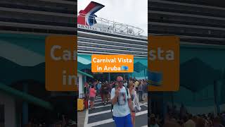 Beautiful Carnival Vista in Aruba. #cruiseship #cruise #travel @lokajaya23