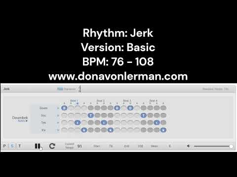 Jerk - Basic -  bpm 76 to bpm 108