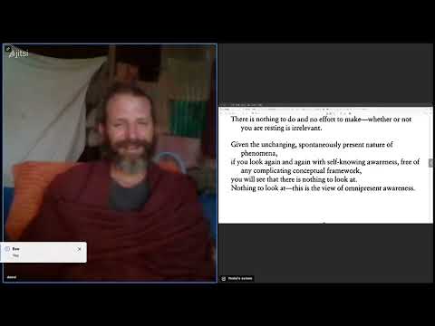 Reading from Longchenpa's The Precious Treasury of the Basic Space of Phenomena & Dharma talk