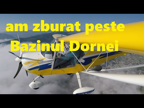 in zbor peste Bazinul Dornei