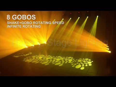 60W Mini Led Dmx Gobo Moving Head Spot Light For Club Dj Stage Lighting Party Disco Wedding Event
